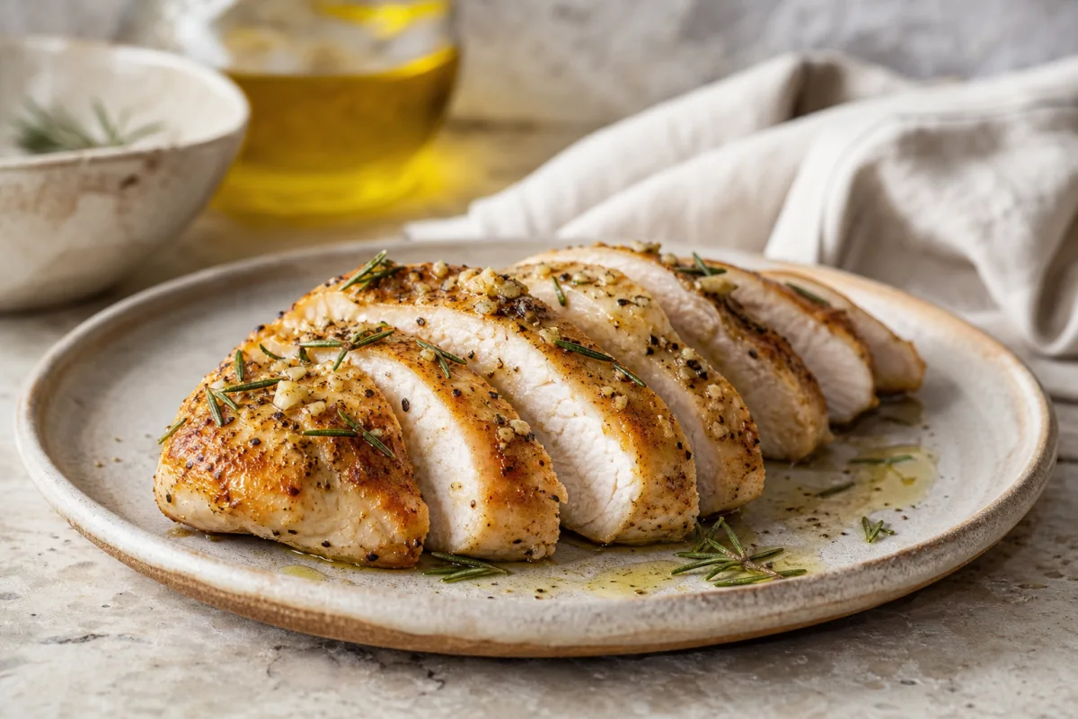 Blanc de poulet juteux et doré à l'Air Fryer