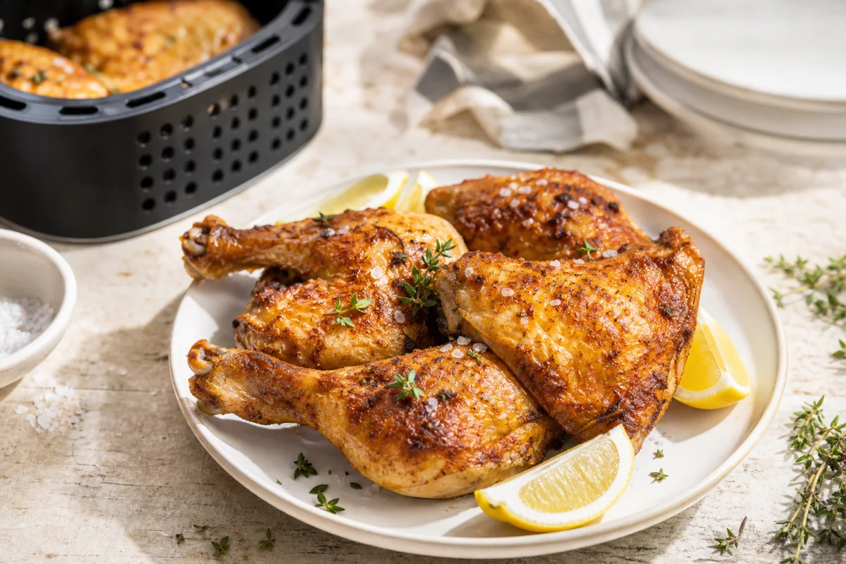 Cuisses de poulet croustillantes à l'Air Fryer