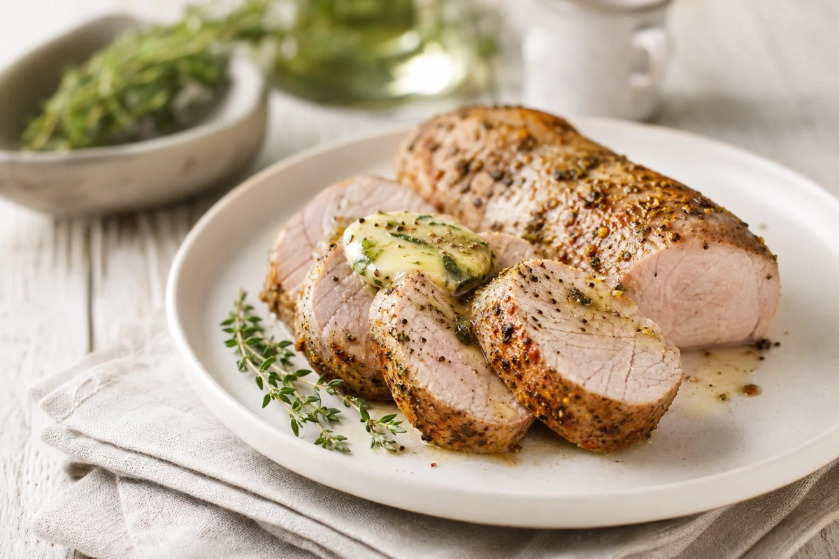 Filet mignon de porc tendre et juteux à l'Air Fryer