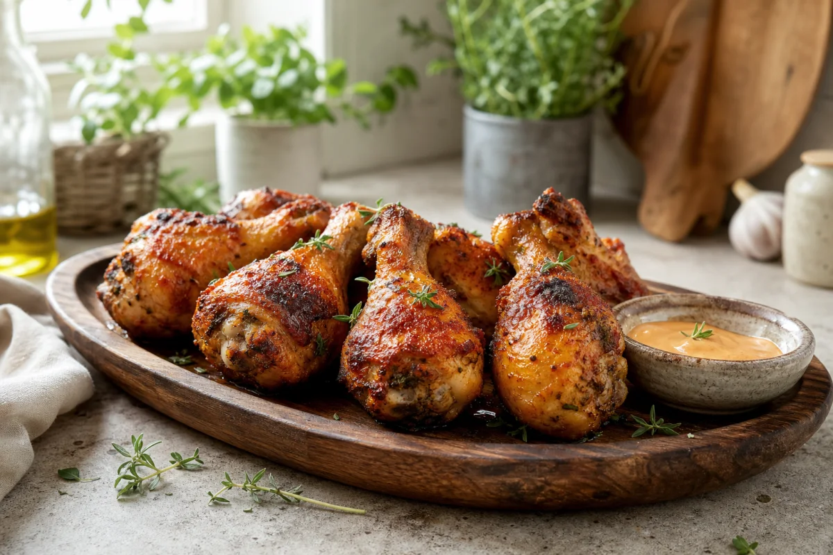 Pilons de poulet croustillants à l'Air Fryer