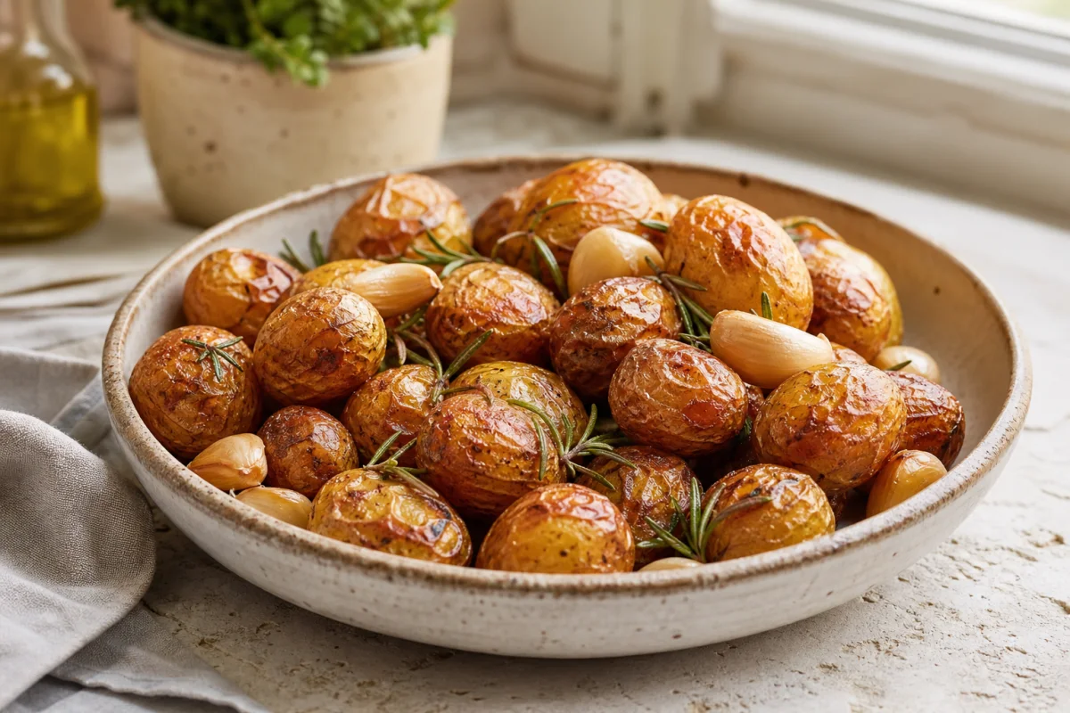 Pommes de Terre Grenailles au Air Fryer : Peau Croustillante et Cœur Fondant