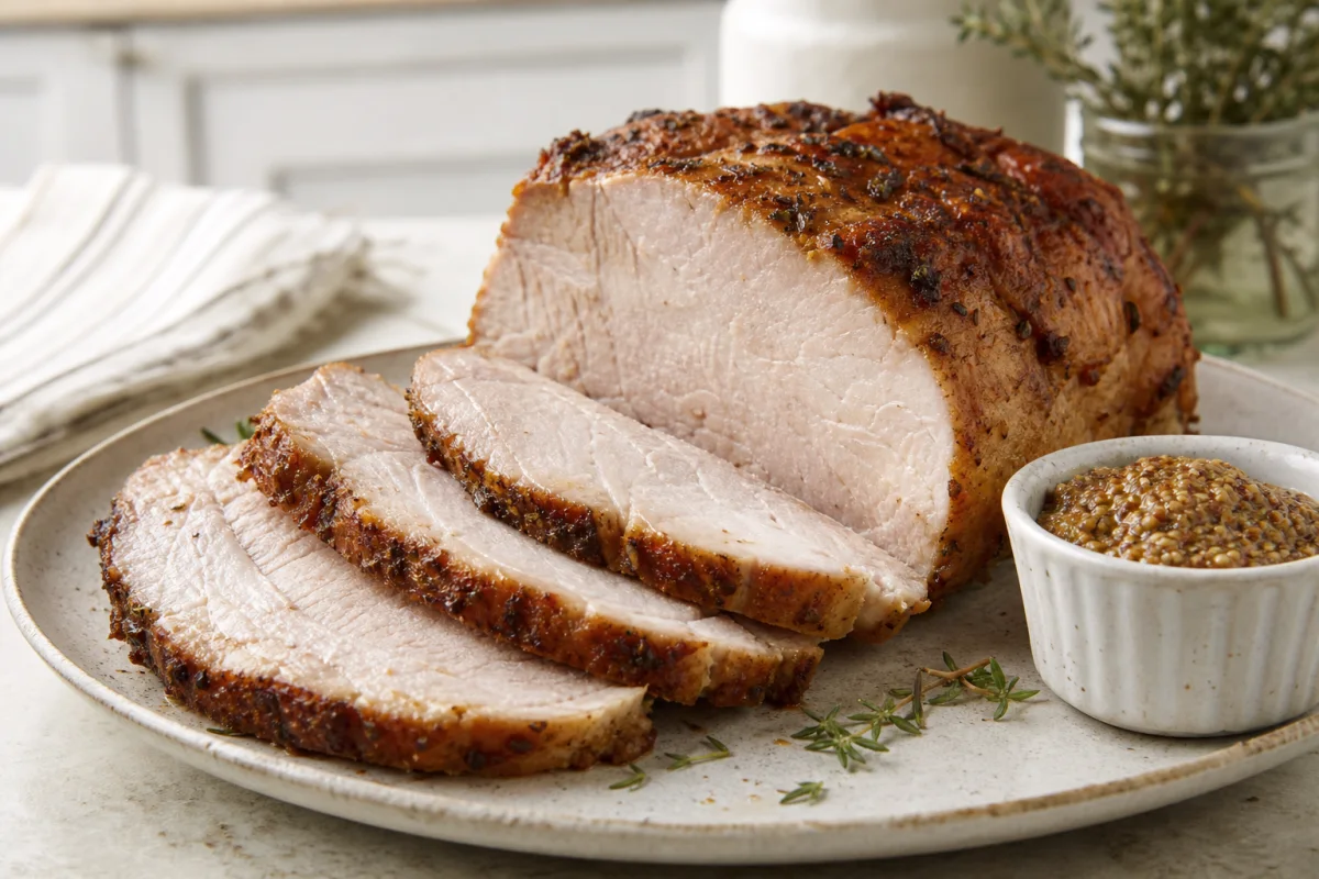 Rôti de porc moelleux et croustillant à l'Air Fryer